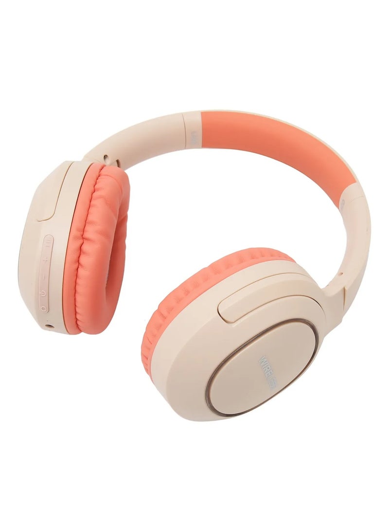 PEETTA Wireless Bluetooth Headphones, Over Ear Gaming Headset with Microphone, Volume Control and Foldable Headphones, Wired Wireless Mode 2 with 3 Connector - Image 1